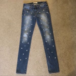 Abercrombie | Embellished Jeans | 16 Slim -Girls